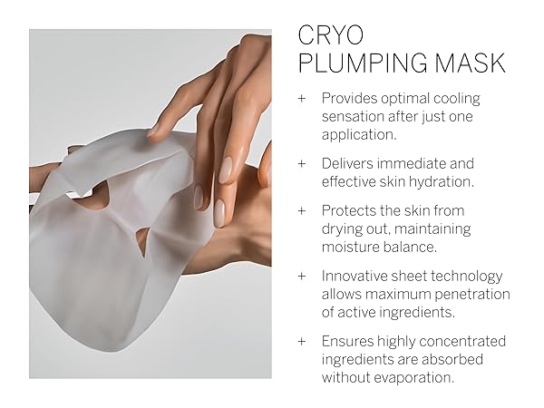 DOCTOR BABOR מסכת CRYO PLUMPING להחדרת לחות אינטנסיבית