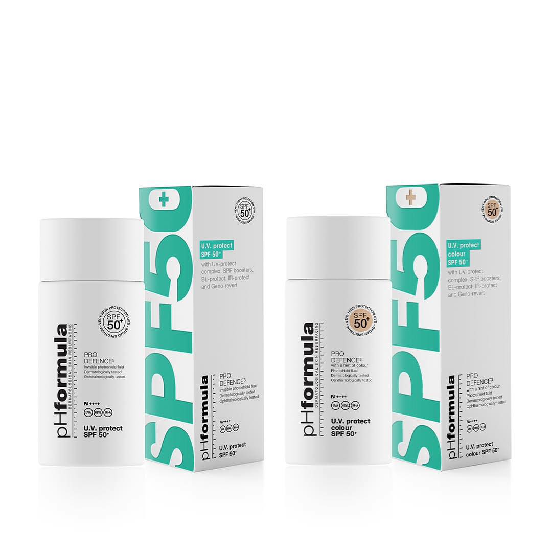 pHformula מקדם הגנה SPF 50+ PRO DEFENCE3